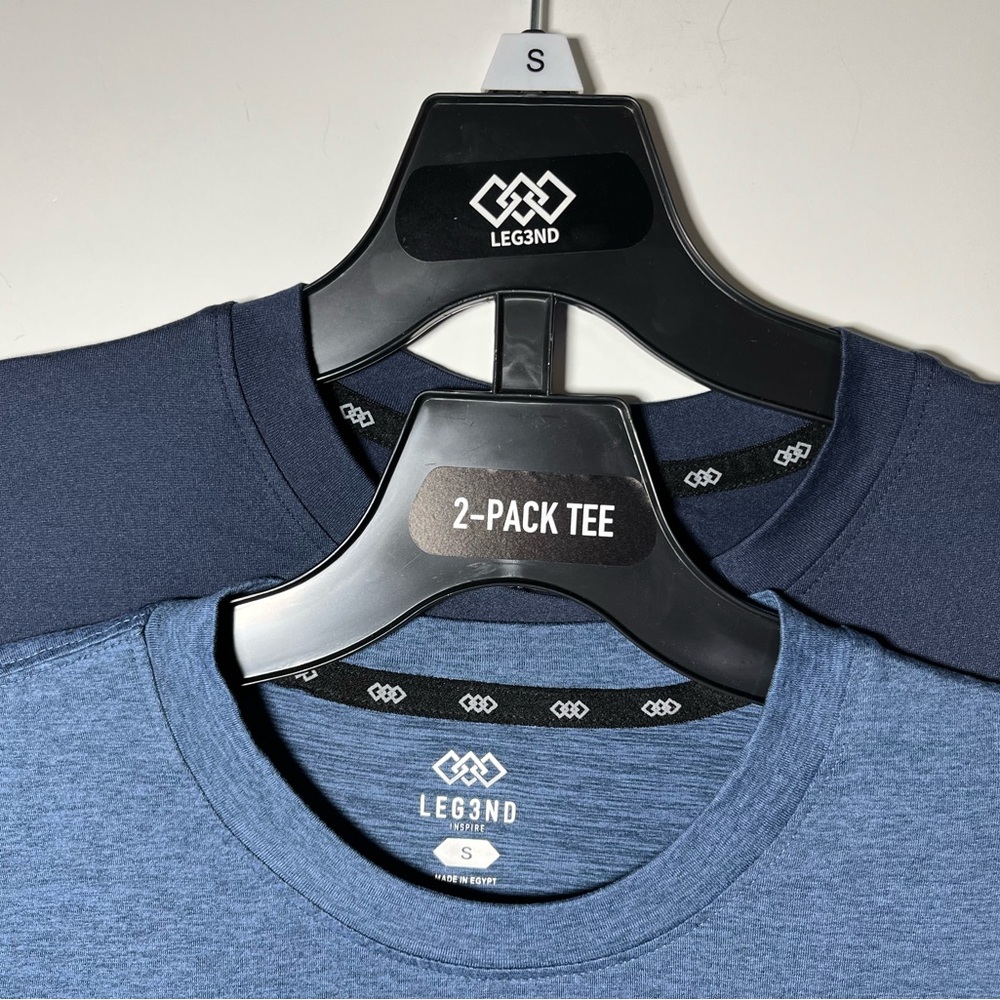 LEG3ND Super Soft Light Weight Stretch Moisture Wicking Long Sleeve 2pc set tees - Picture 3 of 9